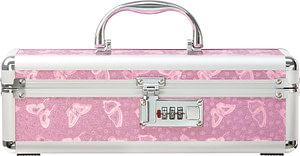 Lockable Medium Vibrator Case Pink